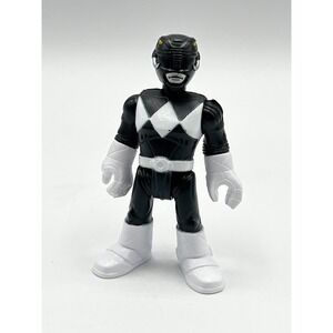 Power Rangers Imaginext Black Ranger Loose 3" Action Figure Fisher-Price